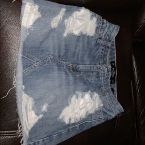 Hollister Co Jean Skirt